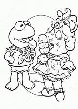 Coloring Pages Muppets Baby Muppet Babies Ice Cream Coloringpages1001 Printables Book Print sketch template