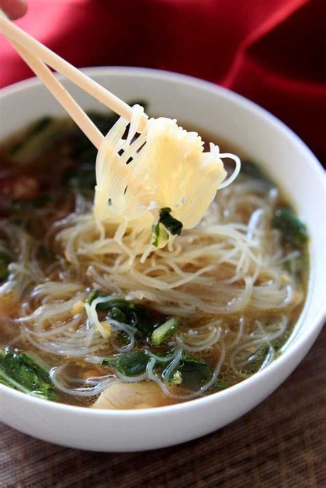 Asian Rice Noodle Soup Recipe