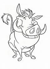 Lion Pumba Coloring King Pages Disney Timon Pumbaa Drawing Drawings Simba Character Print Kids Warthog Characters Printable Cartoon Rajz Color sketch template