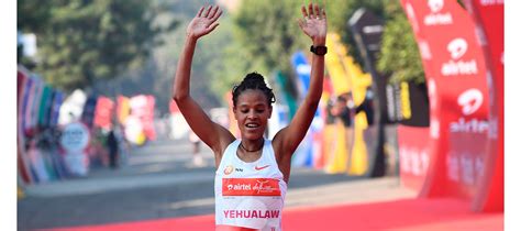 Yalemzerf Yehualaw Sets New Womens Half Marathon World Record Women