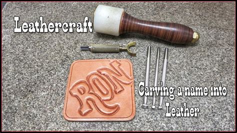 leather carving youtube