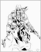 Creed Coloring Pages Assassin Davemelillo Improvement Cute sketch template