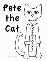Coloring Pete Cat Printable sketch template