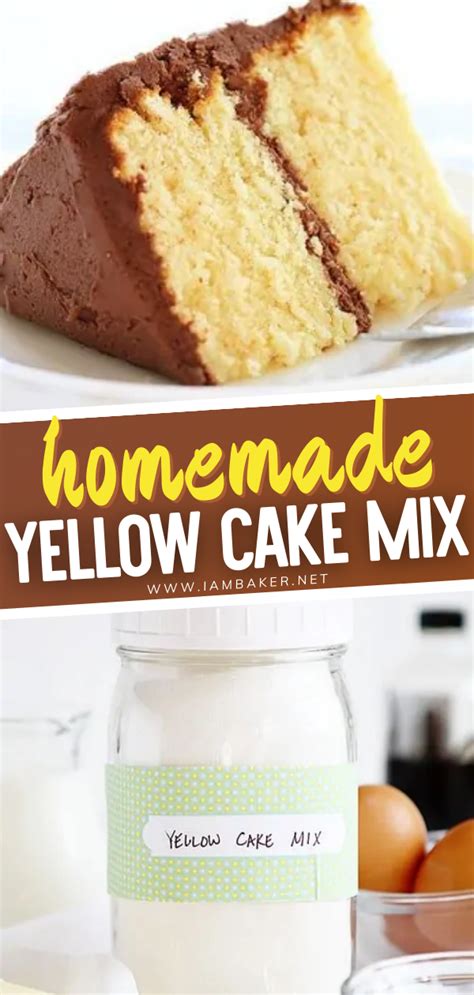 homemade yellow cake mix recipe yellow cake mix recipes gluten