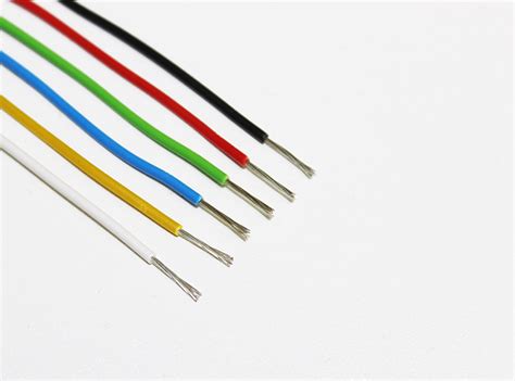 wire set mm black red green blue yellow  white luxalight