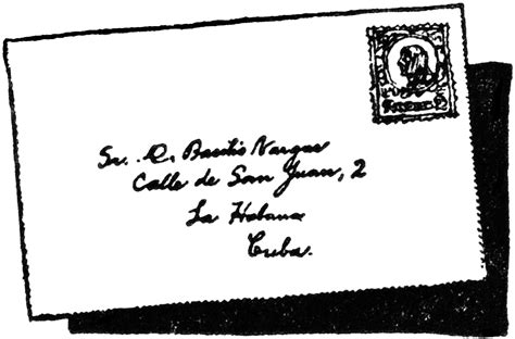 addressed stamped envelope clipart