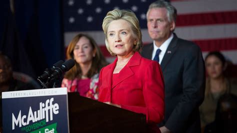 Hillary Clinton Campaigns In Virginia