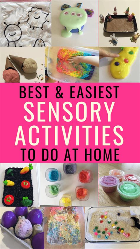 simple sensory activities  toddlers  preschoolers team cartwright