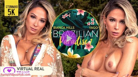 virtualrealtrans presents transsexual goddess bianca hills in brazilian paradise i 09 06 2018