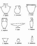 Greek Vase Pottery Coloring Pages Ancient Arte Greece Ve Ceramic Choose Board sketch template