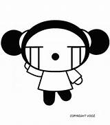 Pucca Coloring Pages Crying Printable Cartoon Characters Sheets Kids People Colorear Clipart Cliparts Para Site Dibujos Designlooter Library Children Clip sketch template