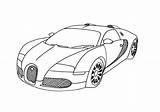 Bugatti Ausmalen Sportwagen Veyron sketch template