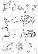 Sofia Coloring Pages First Mermaid Printable Princess Print Disney Look Other sketch template