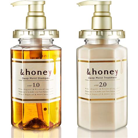 amazoncom honey shampoo conditioner set organic hair  scalp care  intense cleansing