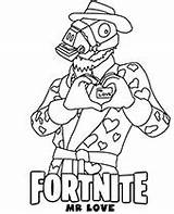 Coloring Fortnite Mr Skin Fishstick Print Pages Character Sheet Big sketch template