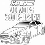 Volvo Ipd Ipdusa S60r sketch template
