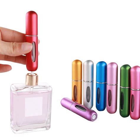 china wholesale mini travel aluminium refillable perfume atomizer  ml
