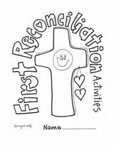 Reconciliation Sacrament Catholic Booklet First Activities Children Sacraments Confession Pages Printables Kids Eucharist Coloring Penance Craft Crafts Template Week 1st sketch template