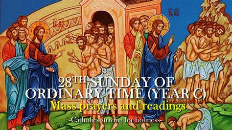 sunday  ordinary time year  mass prayers  readings