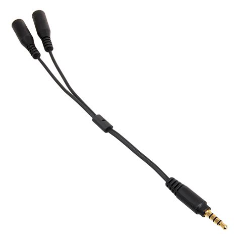 mm headset adapter  headsets combo jack headphone microphone plugs ebay