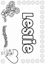 Leslie Coloring Hellokids Pages Names Among Fans Popular Very Print Color sketch template