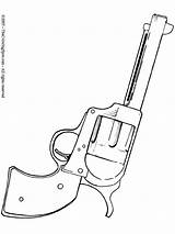 Gun Coloring Six Shooter Nerf Colouring Pistol Easy Guns Drawing Tattoo Popular Getdrawings sketch template