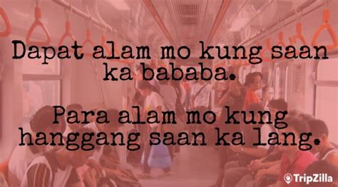 hugot lines   commuting feels tripzilla philippines