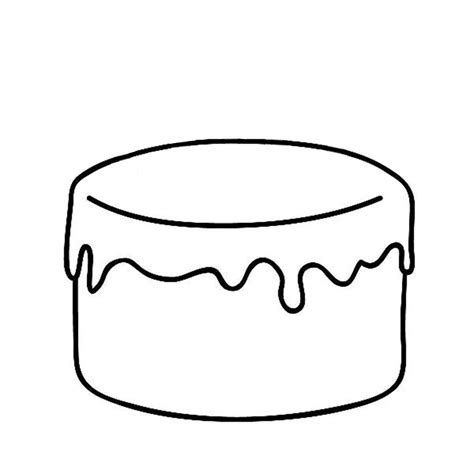 cake drawing template  paintingvalleycom explore collection