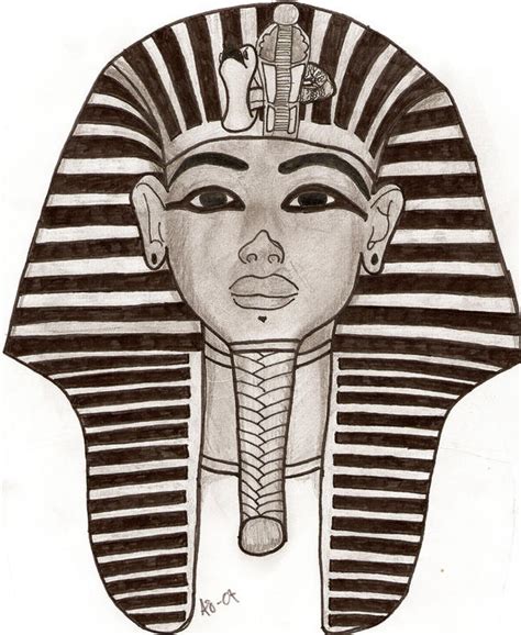 egyptian face mask  fkrueger  deviantart