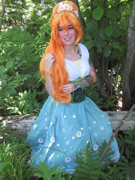 Thumbelina Cosplay Costume Fairy Dress Cute Flower Girl Fae Etsy