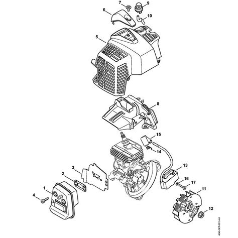 stihl hl    petrol hedgetrimmer long reach hl    parts diagram  ignition