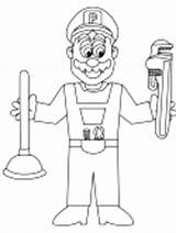 Coloring Pages Kids Ws Plumber Benefits Construction sketch template
