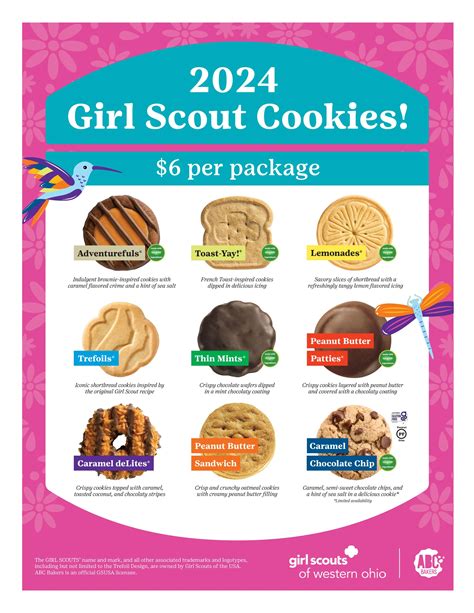 2024 cookie booth fliers by girl scouts of western ohio issuu