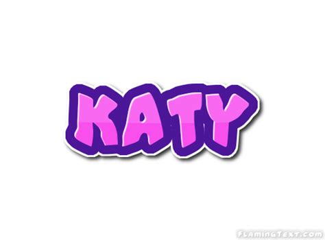 katy logo free name design tool from flaming text