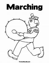 Marching sketch template