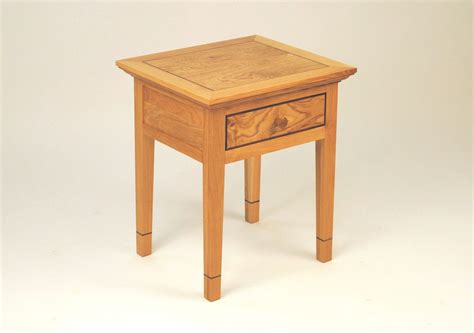 oak lamp table  drawer tanner furniture designs