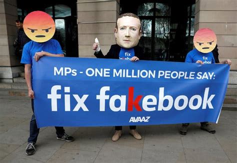 Facebook Is Failing To Aid Inquiry Into ‘fake News ’ British Lawmakers