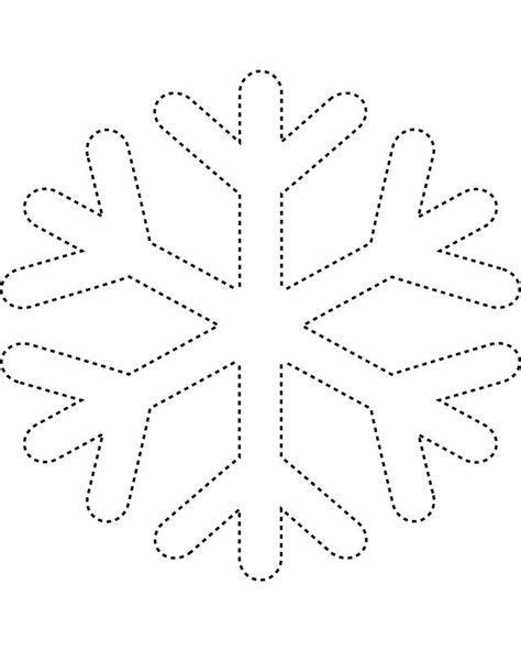 kids stencils  print snowflake template   printable