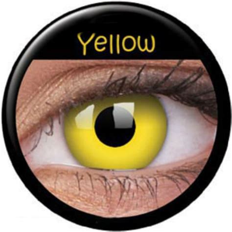 yellow contact lenses  month  costume world