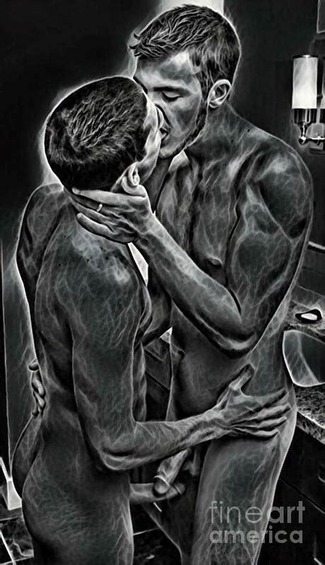 homoerotic art two poster by pd