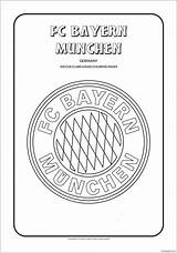 Bayern Munchen Pages Coloring Bundesliga Color sketch template