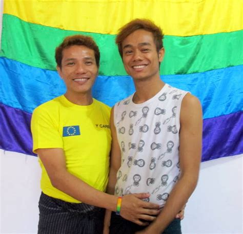 couple lives in fear after myanmar s first public same sex wedding