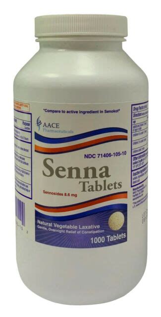 Major Senna Lax 8 6 Mg Sennosides 100 Tablets Per Box 6 Pack Ebay