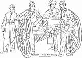 Coloring War Civil Pages Soldier American Revolutionary Union Revolution Cannon Confederate Drawing Printable Pdf Print Clipart Color Plane Don Clip sketch template