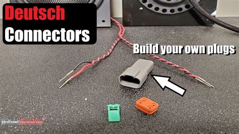 deutsch connector custom wiring demonstration video anthonyj youtube
