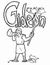 Gideon Coloring Pages Getcolorings sketch template