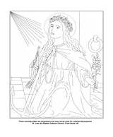 Coloring Catholic St Visit sketch template