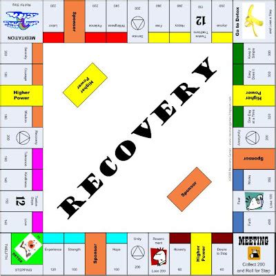 recovery games recovery board game