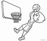 Basketball Coloring Pages Sports Cool2bkids Print Kids Printable Color Source sketch template