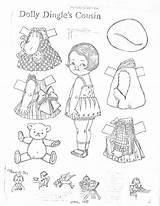 Missy Miss Dingle Dolly Identification Dolls Paper sketch template